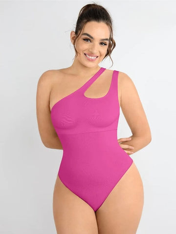 One Shoulder Shapewear Bodysuit