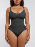 Wholesale Seamless Scultp Covered Bust Jumpsuit Thong Bodysuit