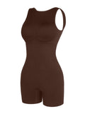 Wholesale Round Neck Seamless Sexy U Back Shape Shapewear with Removable Cups